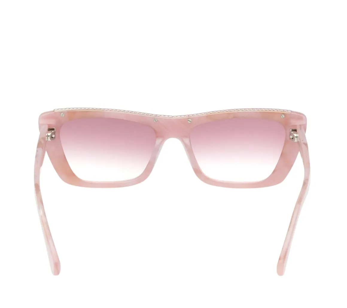 Elevated Cateye Marble Gradient Sunglasses