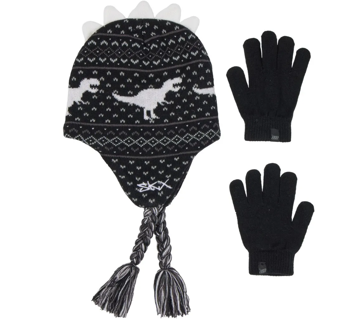 Glow In The Dark Dino Hat Set