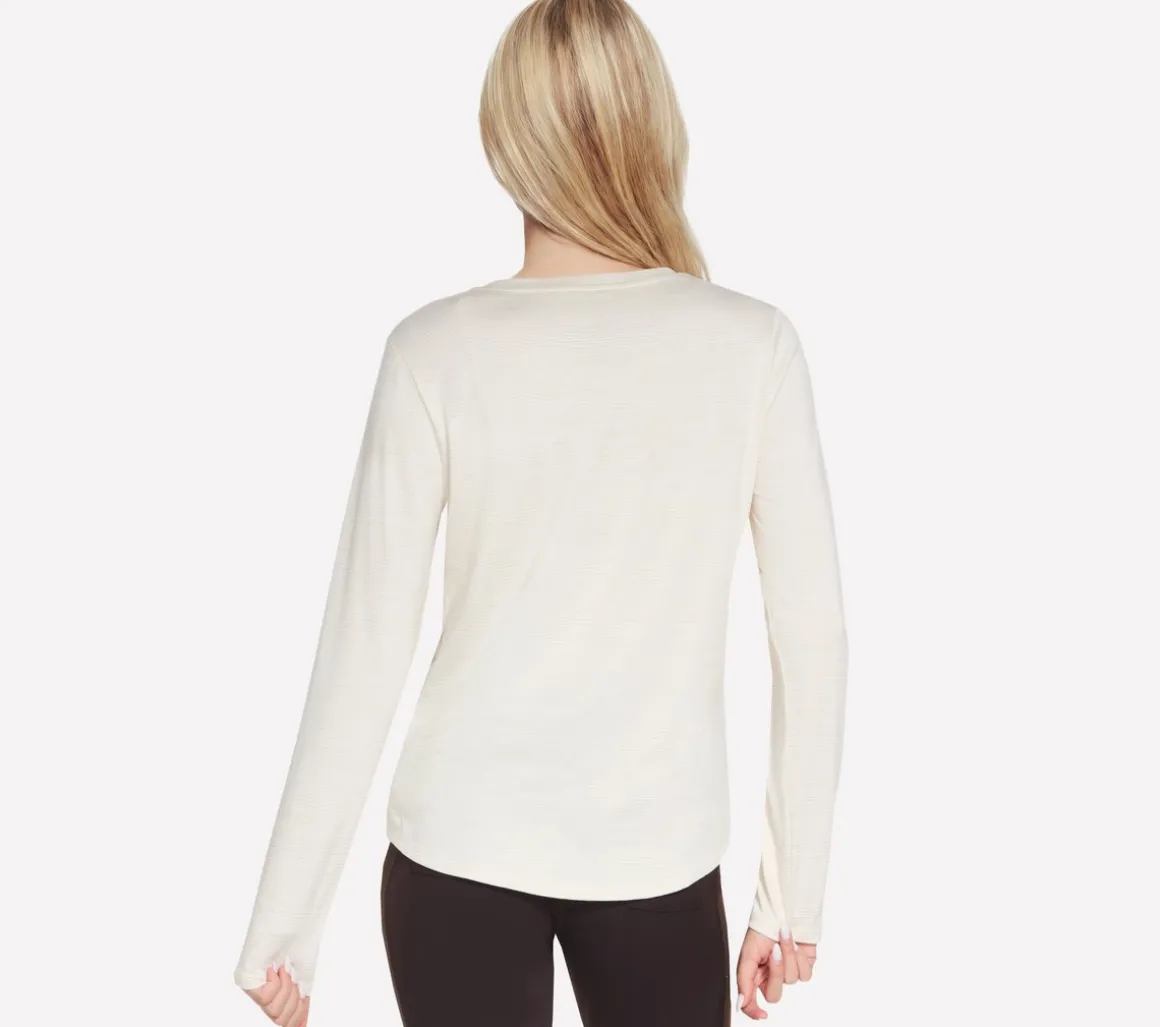 GO DRI Swift Stripe Long Sleeve Crew