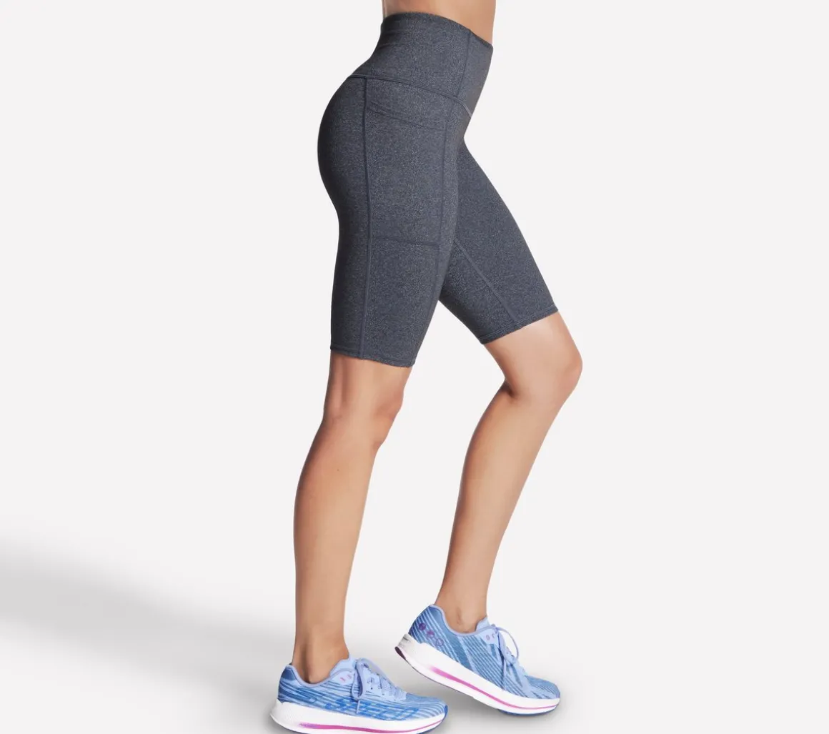 GO WALK High Waisted 10 Inch Bike Short
