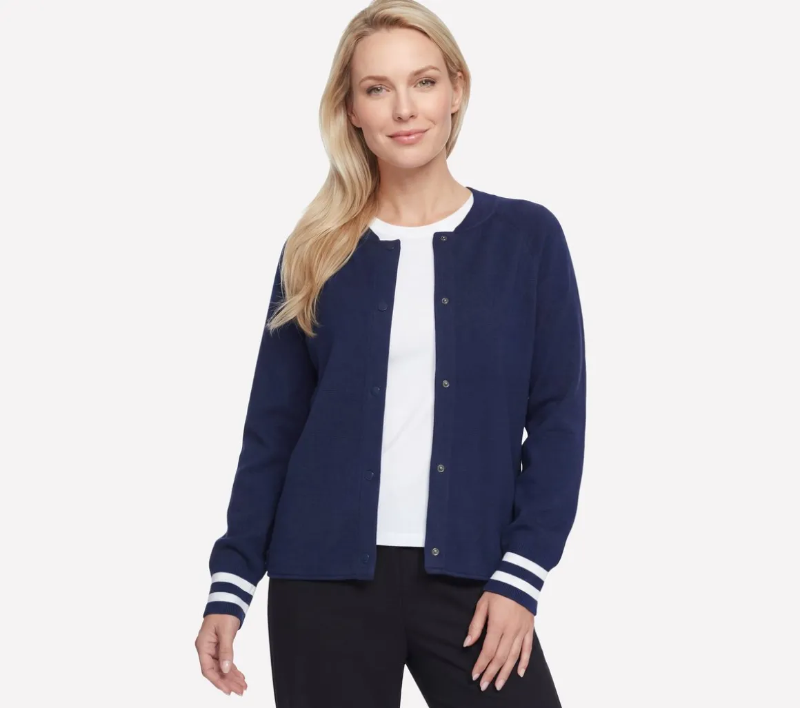 GO WALK Reflection Sweater Bomber