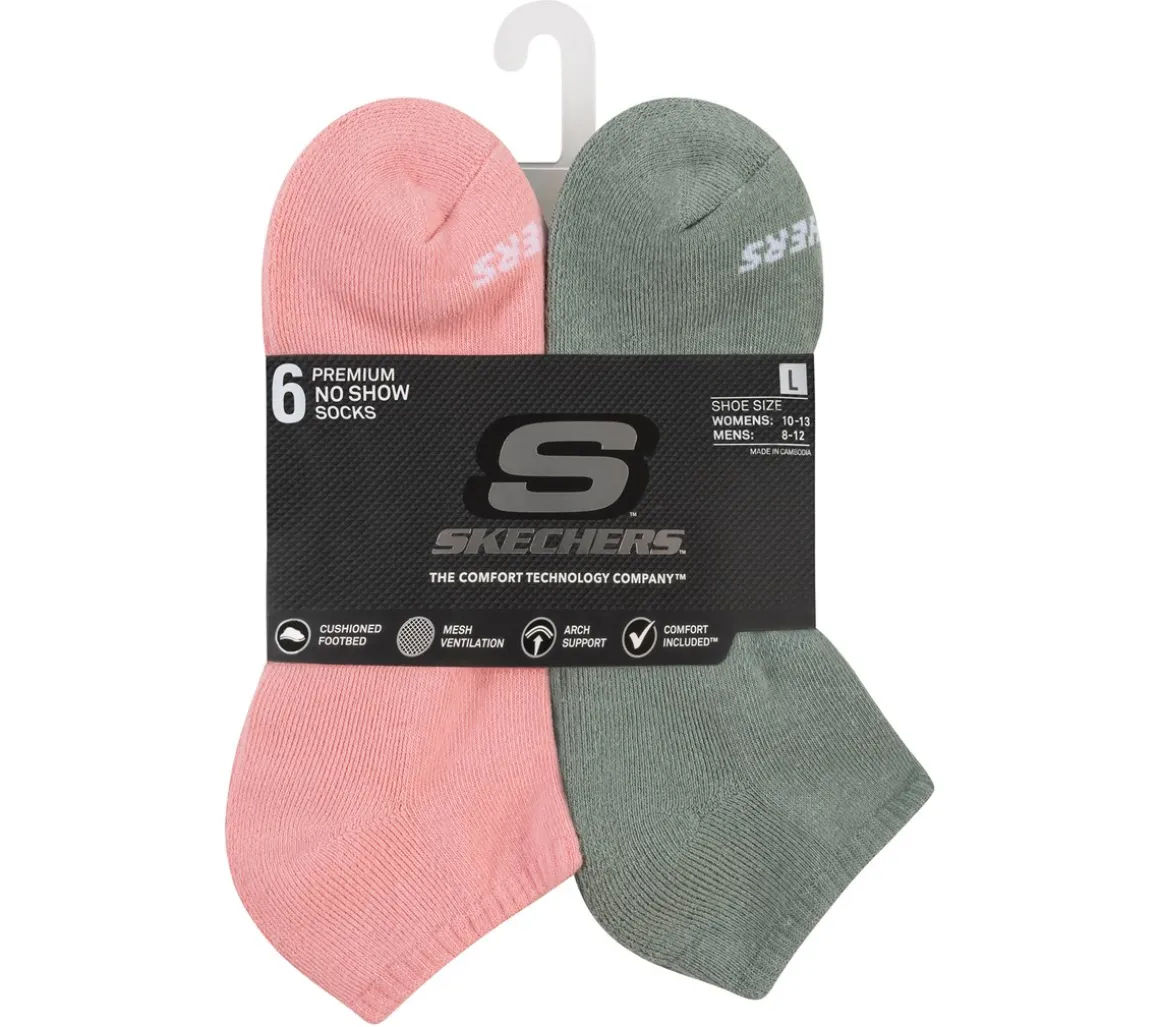 6 Pack Core Low Cut Large Socks