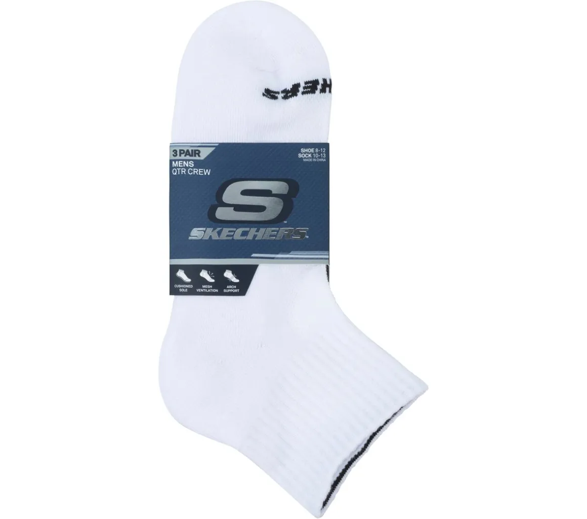 3 Pack Quarter Crew Sport Socks