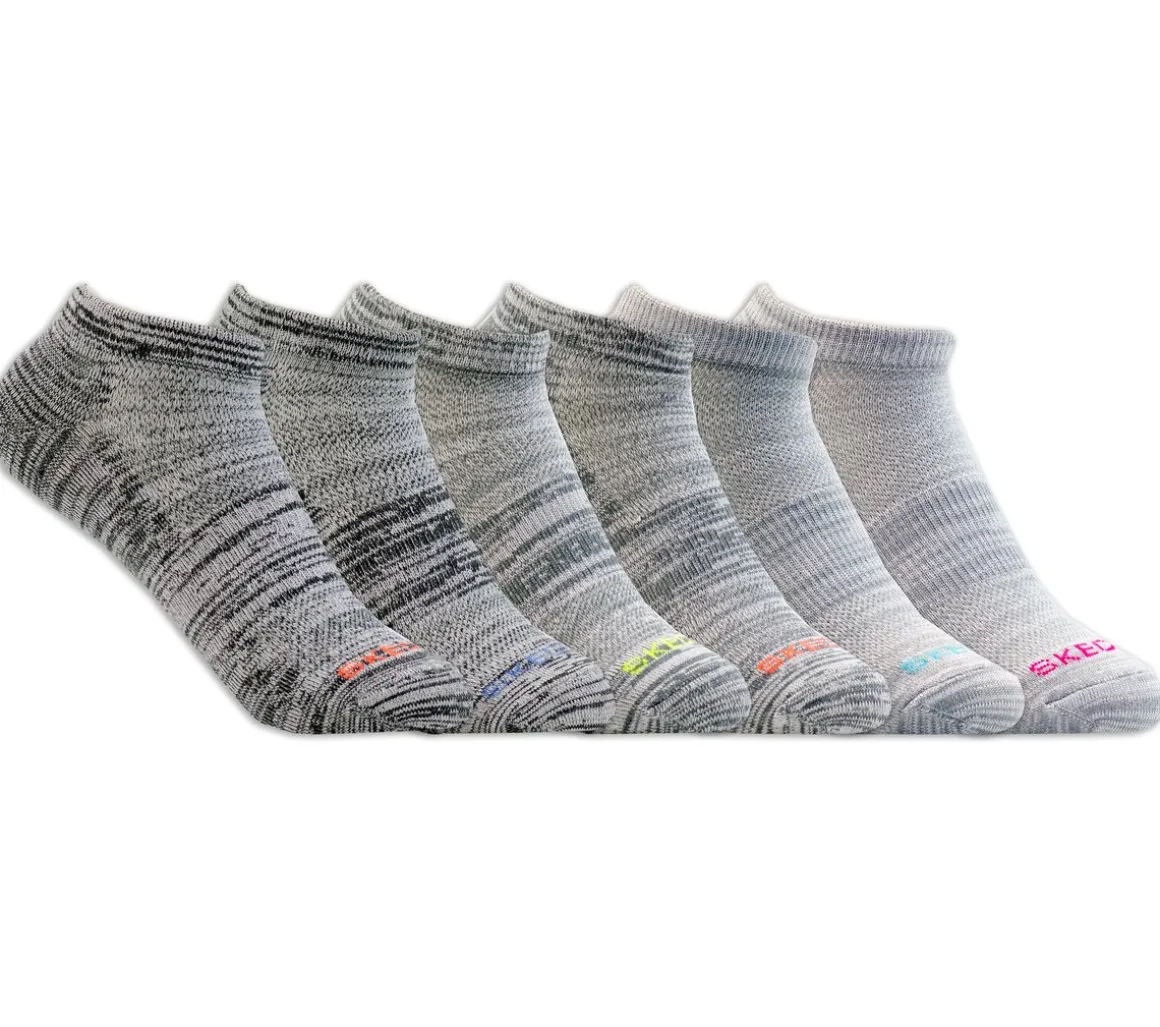 6 Pack Women's Low Cut Sport Stripe Socks